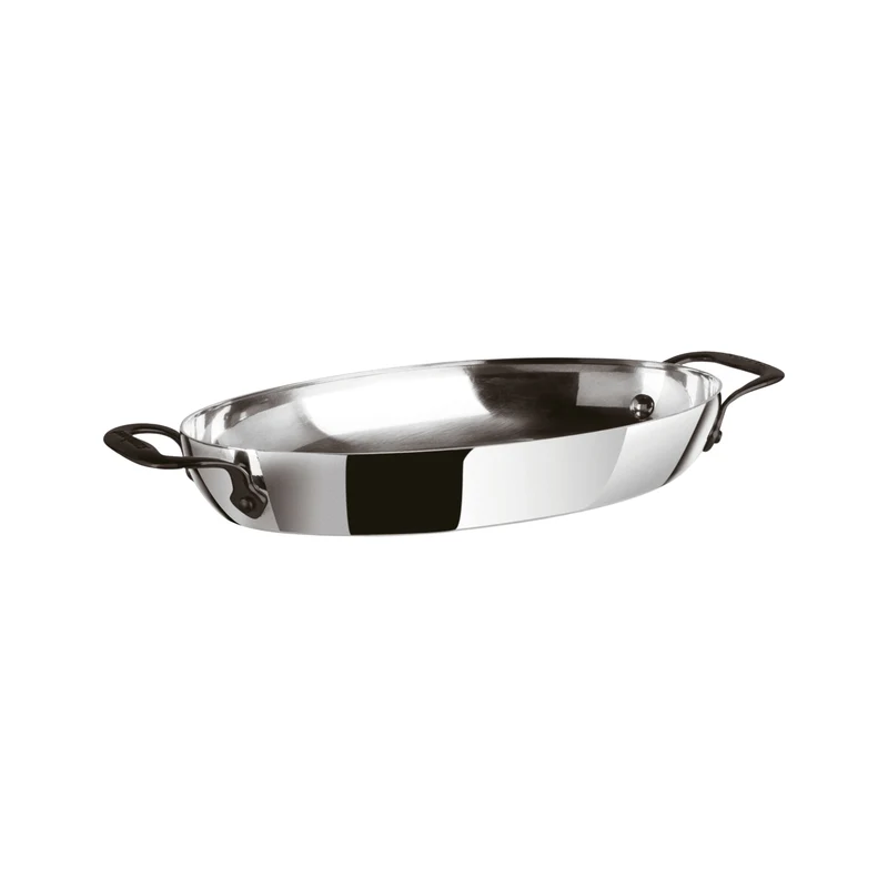 Tegame Ovale Cm 35x23 H 5 Home Chef Inox