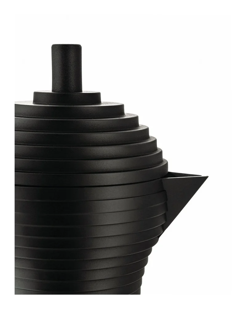 Pulcina Caffettiera Nero - 6 Tazze