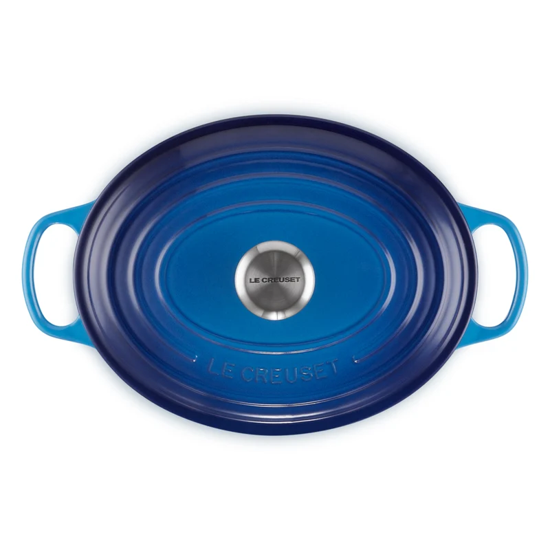 Cocotte Ovale Evo 29 Azure Blu
