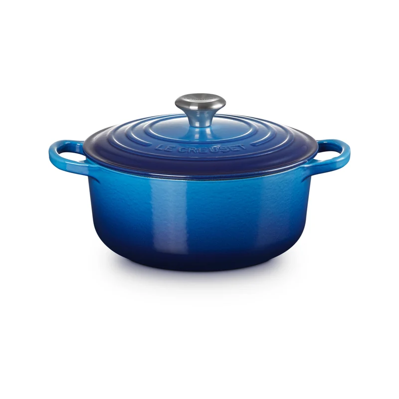 Cocotte Rotondo Evo 24 Azure Blu
