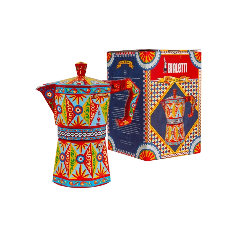 Moka Express Bialetti Dolce&Gabbana | Carretto Siciliano 50 tz