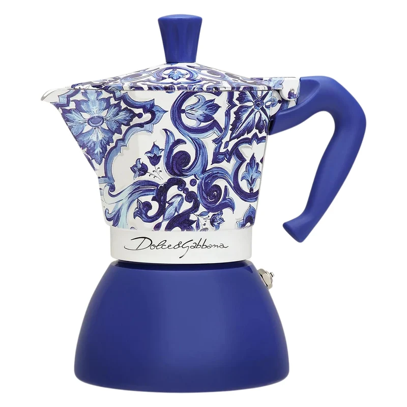Moka Induction 4 tazze Blu Mediterraneo