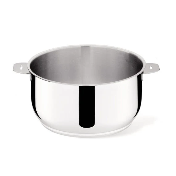 Casseruola 24 Fonda Con Coperchio Pomello Legno
