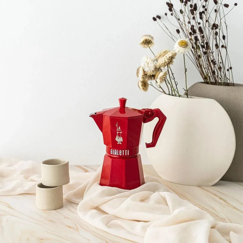 Moka Exclusive Red 6Tz Bialetti