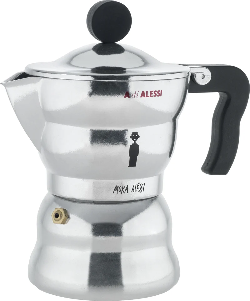 "Moka Alessi" Caffettiera Espr 3 tazze