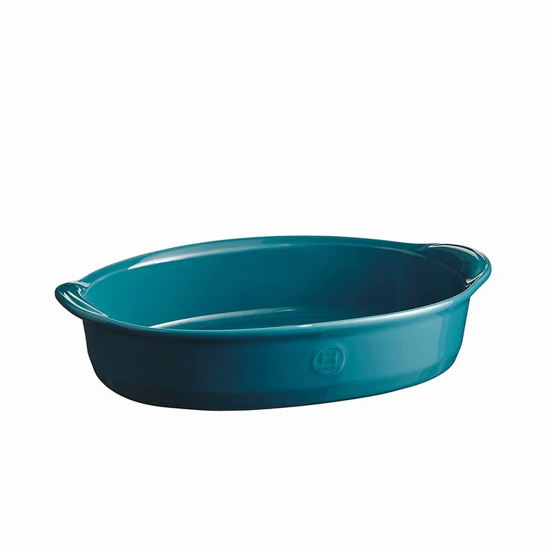 Pirofila Da Forno Ovale Turchese Cm 36 Emile Henry
