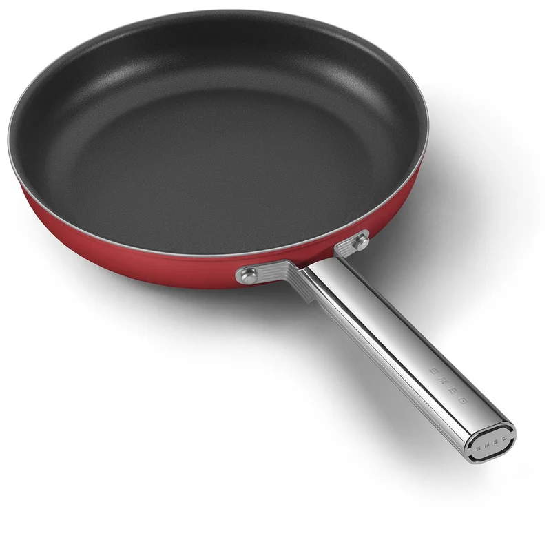 Padella Antiaderente - 28 cm Rosso Stile Anni 50