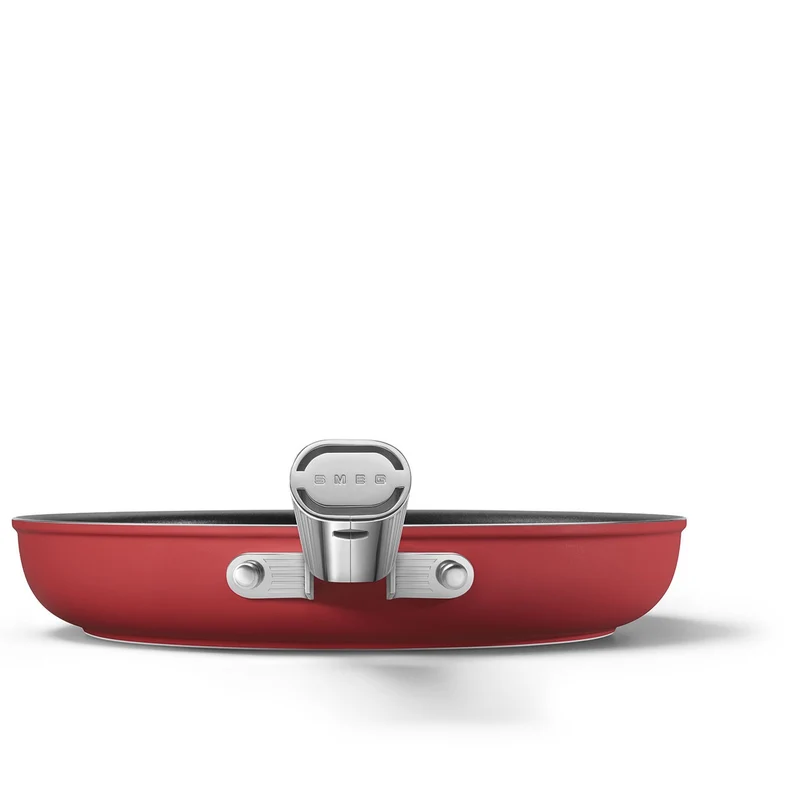 Padella Antiaderente - 28 cm Rosso Stile Anni 50