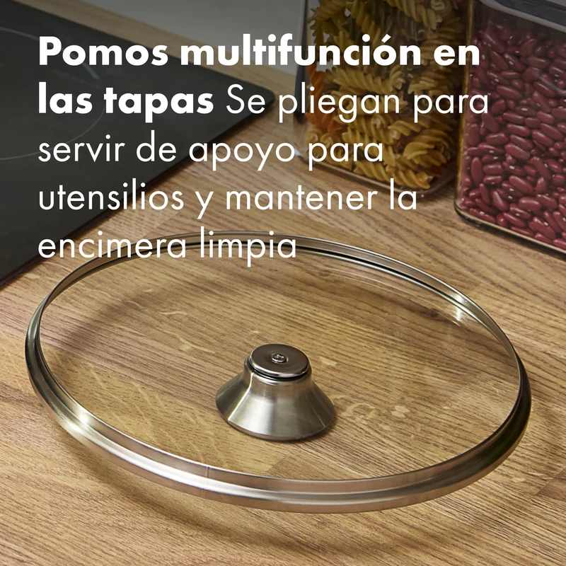 Set de 2 cazos 3PLY de acero inoxidable con tapa Mira OXO