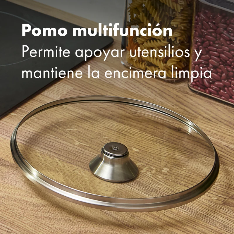 Cacerola con tapa 3PLY de acero inoxidable Mira OXO