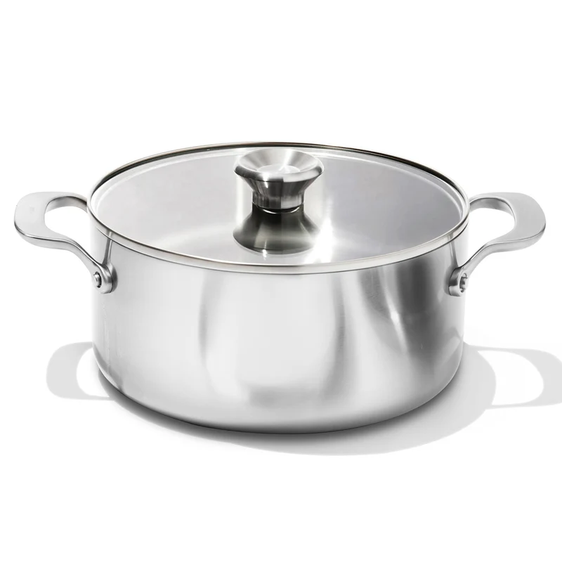 Cacerola con tapa 3PLY de acero inoxidable Mira OXO