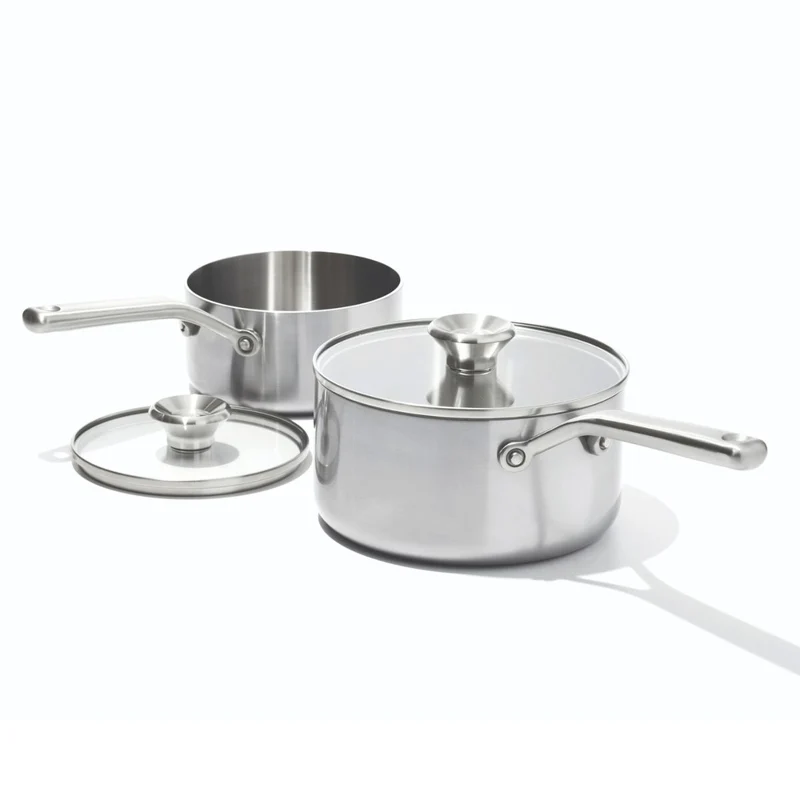 Batería de cocina de acero inoxidable 3PLY Mira OXO