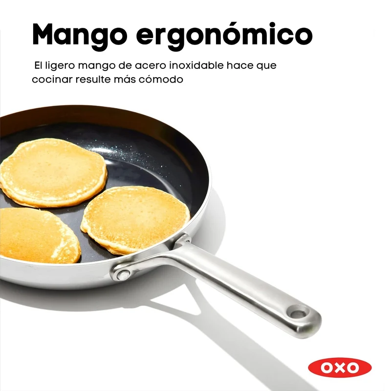Sartén cerámica con exterior de acero inoxidable Mira OXO