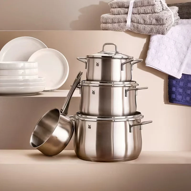 Batería de cocina de acero inox 4 y 6 piezas Brillant WMF