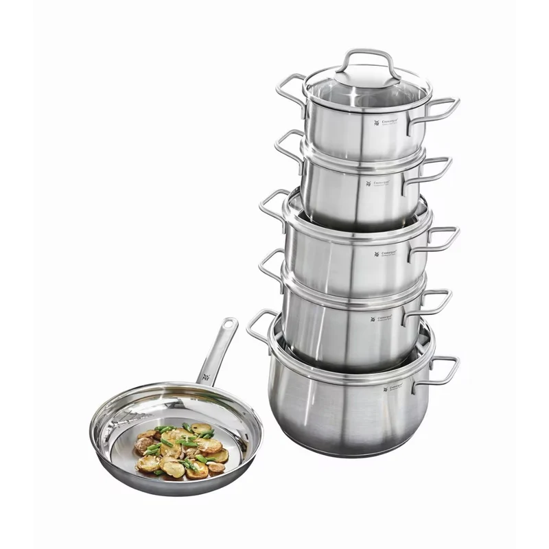Batería de cocina de acero inox 4 y 6 piezas Brillant WMF