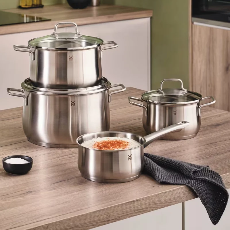Batería de cocina de acero inox 4 y 6 piezas Brillant WMF