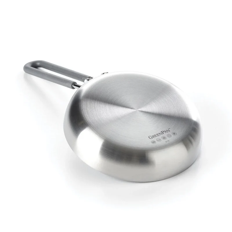 Sartén mini cerámica con exterior de acero inoxidable Masterclass GreenPan