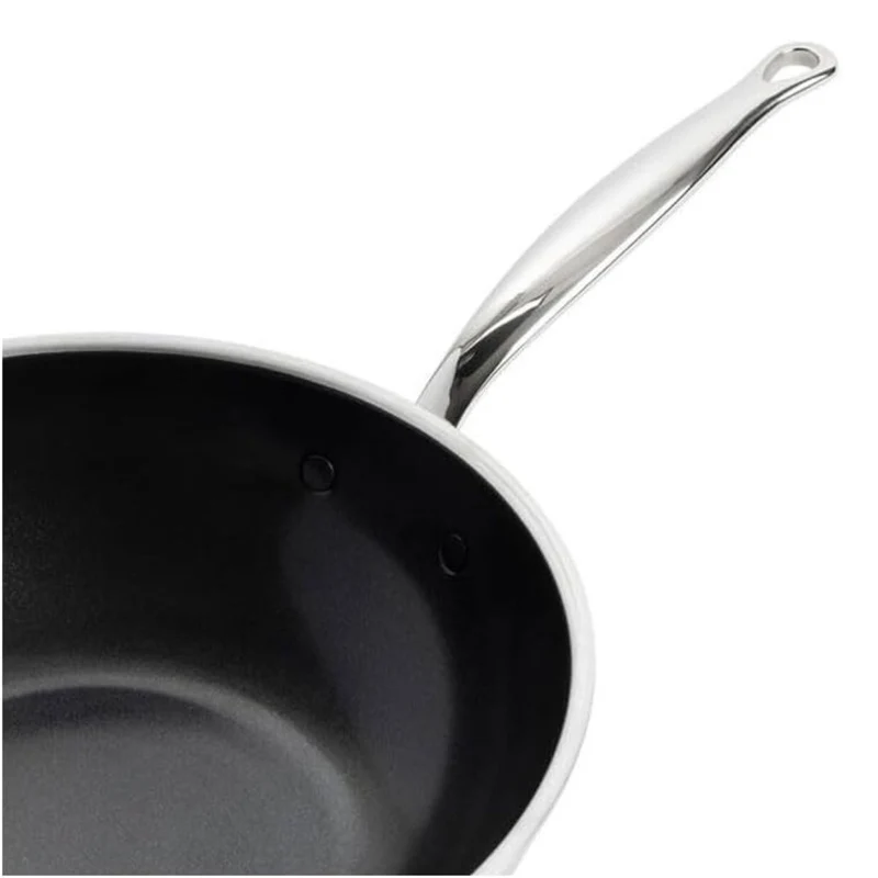 Wok cerámico con exterior de acero inoxidable Premiere GreenPan