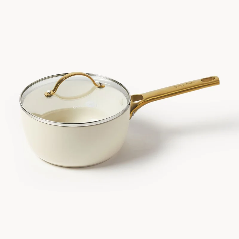 Batería de cocina 6 piezas cerámicas Padova Cream White GreenPan