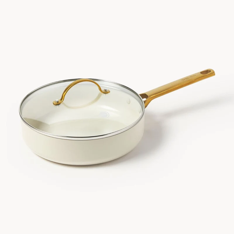Batería de cocina 6 piezas cerámicas Padova Cream White GreenPan