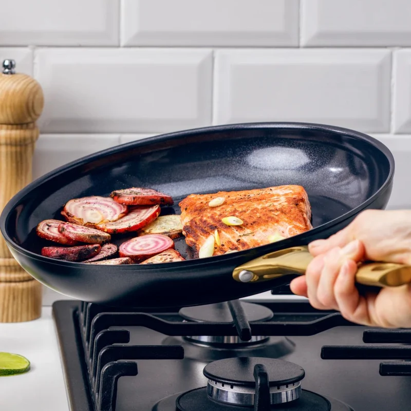 Set de 2 sartenes cerámicas Padova Reserve Black GreenPan