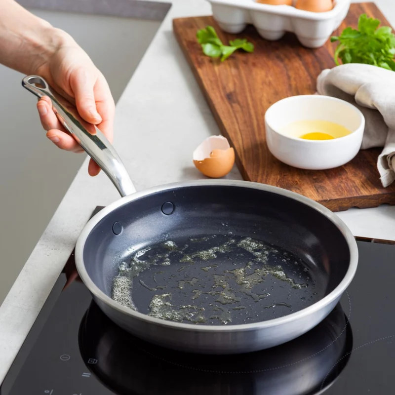 Sartén cerámica con exterior acero inoxidable Premiere GreenPan