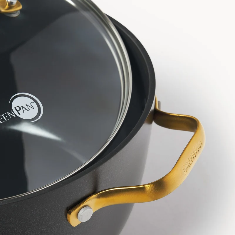 Batería de cocina cerámica 6 piezas Padova Reserve Black GreenPan