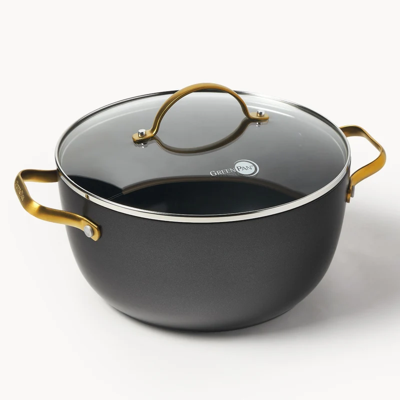 Batería de cocina cerámica 6 piezas Padova Reserve Black GreenPan
