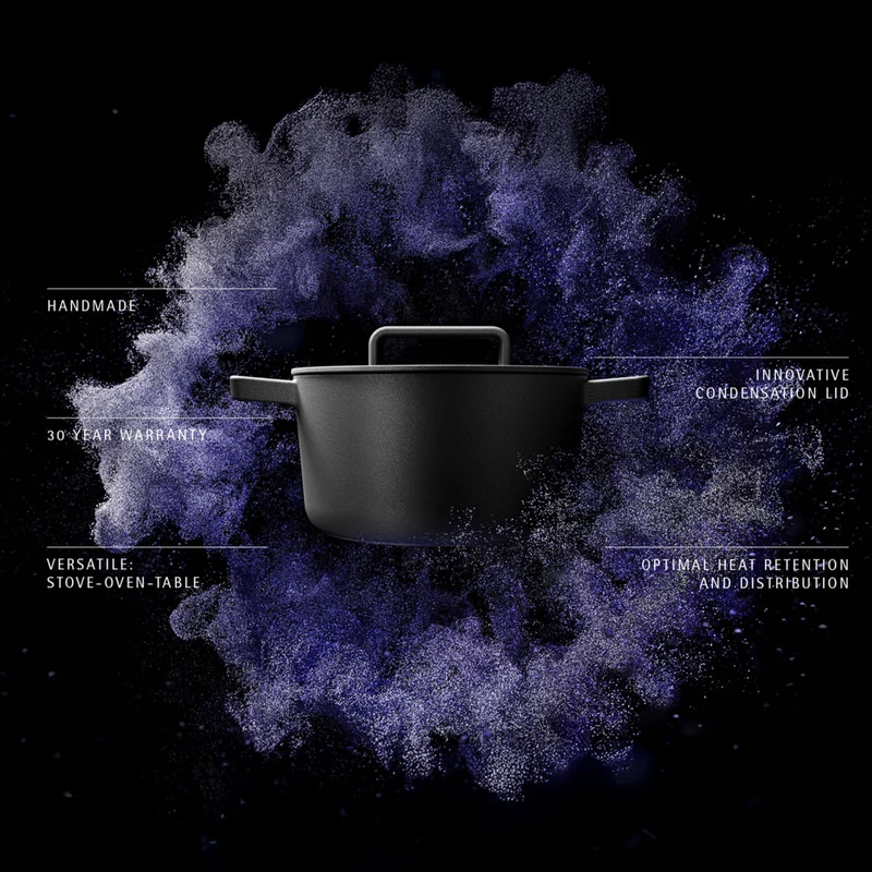 Conjunto de cocotte y sartén de hierro fundido Flavour WMF