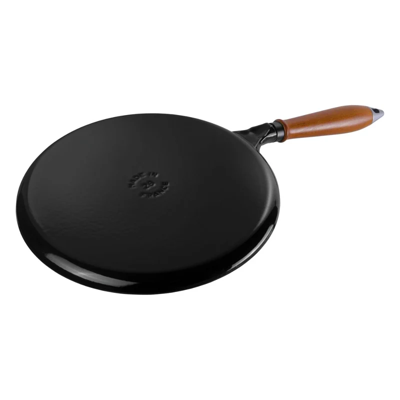 Crepera de hierro fundido con mango de madera Staub