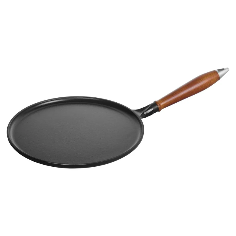 Crepera de hierro fundido con mango de madera Staub