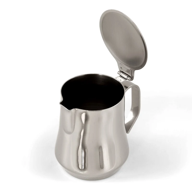 Set caffettiere a servire scaldacaffè in acciaio inox con vassoio - Basic