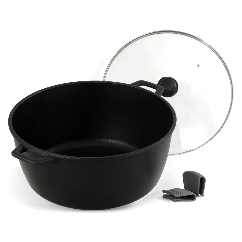 Casseruola antiaderente grandissima da 40 cm con coperchio - King Pro