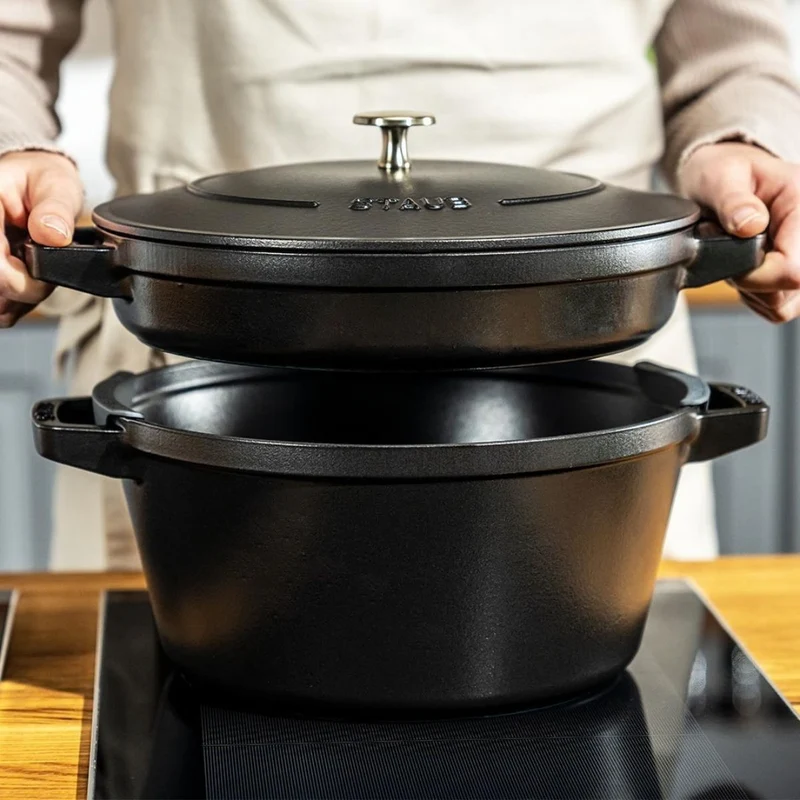 Set de 3 piezas de hierro fundido apilables Staub