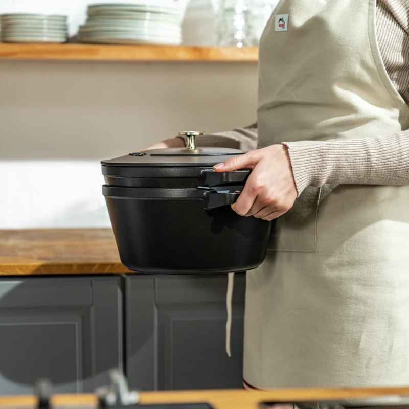 Set de 3 piezas de hierro fundido apilables Staub