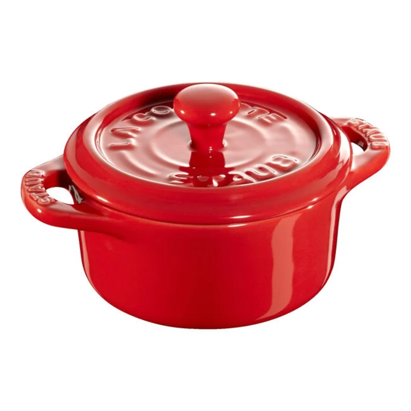Set de 4 mini cocottes cerámicas Staub