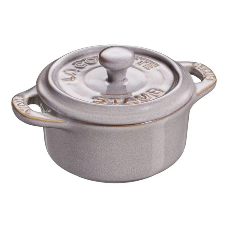 Set de 4 mini cocottes cerámicas Staub