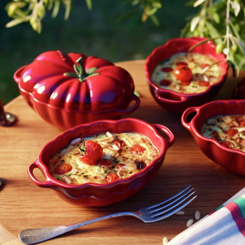 Mini cocotte cerámica hortalizas Staub