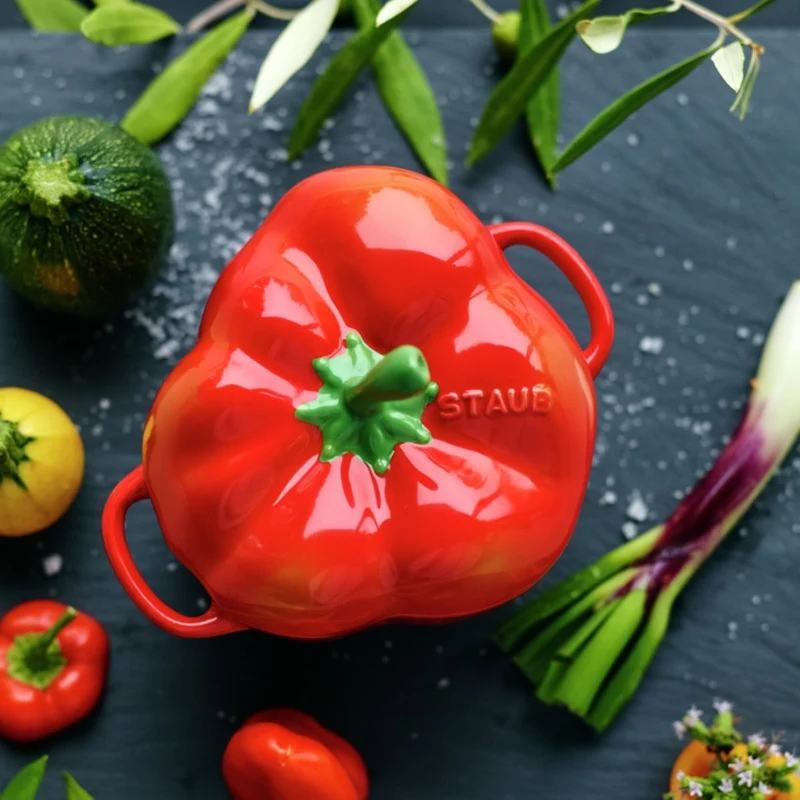 Mini cocotte cerámica hortalizas Staub