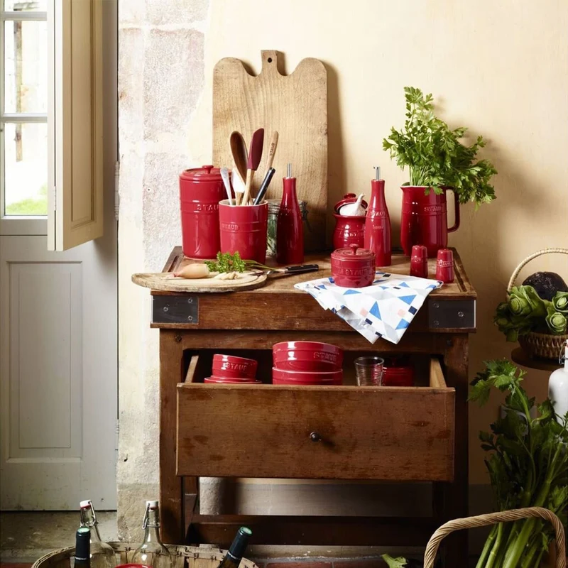 Recipiente cerámico para utensilios Staub