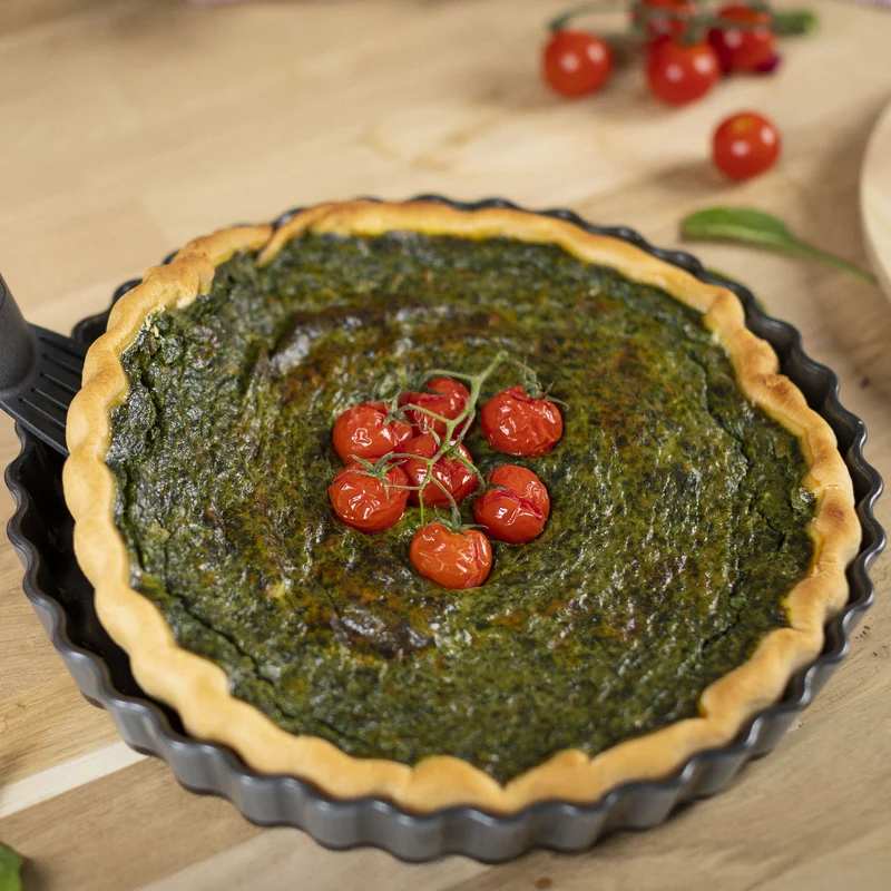 Molde de cristal antiadherente para tartas y quiches Easy Kuhn Rikon
