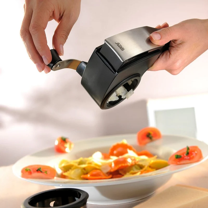 Rallador con tres tambores Pecorino Gefu