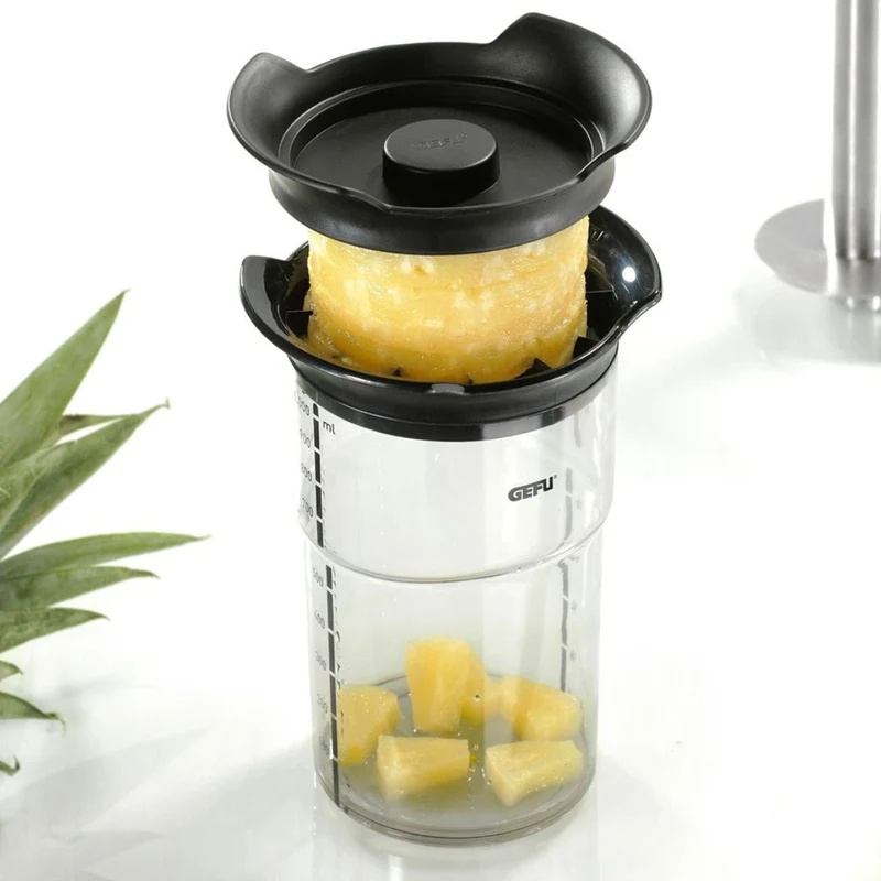 Set cortador de piña con recipiente de conservación Profesional Plus Gefu