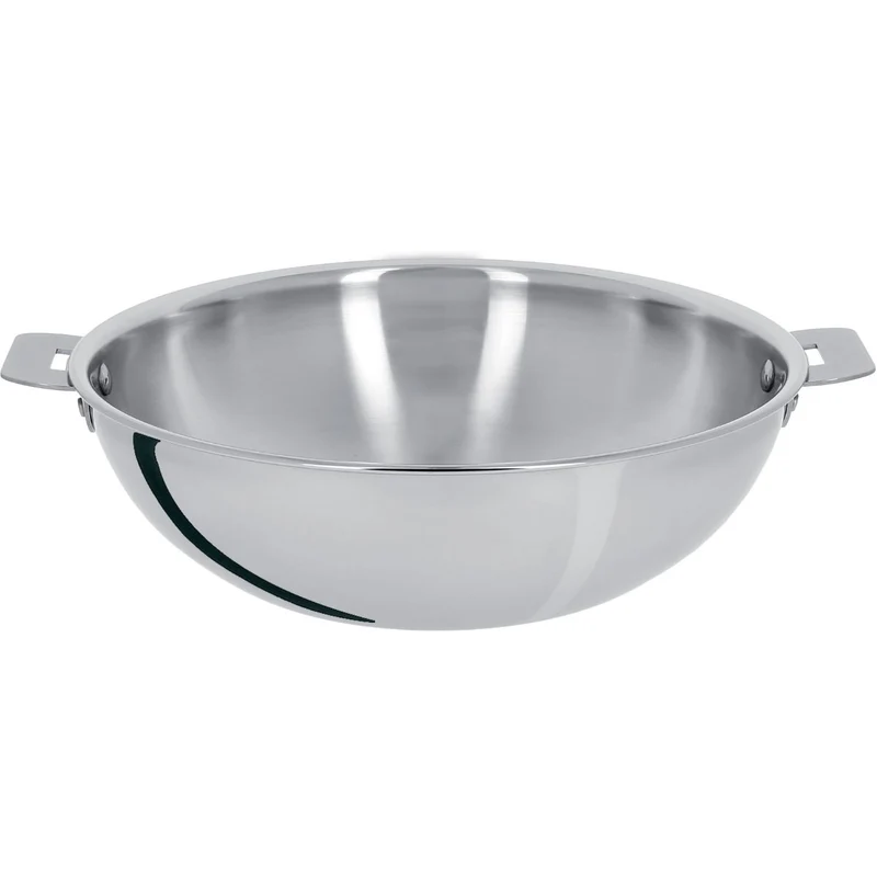 Wok de acero inoxidable multicapa Casteline Cristel