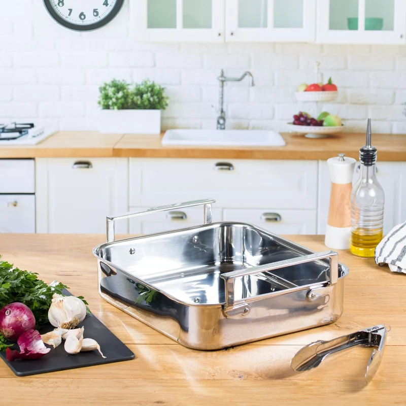 Bandeja para horno de acero inoxidable 3-Ply Cristel