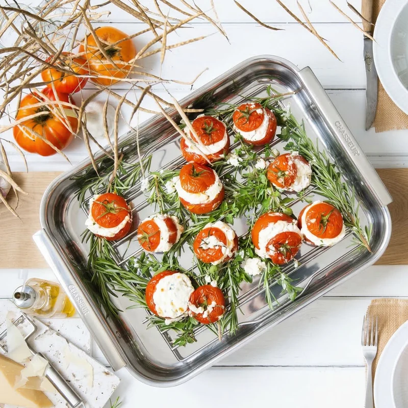Bandeja para horno de acero inoxidable 3-Ply Cristel