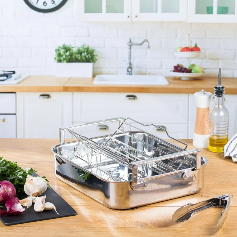 Bandeja para horno de acero inoxidable 3-Ply Cristel