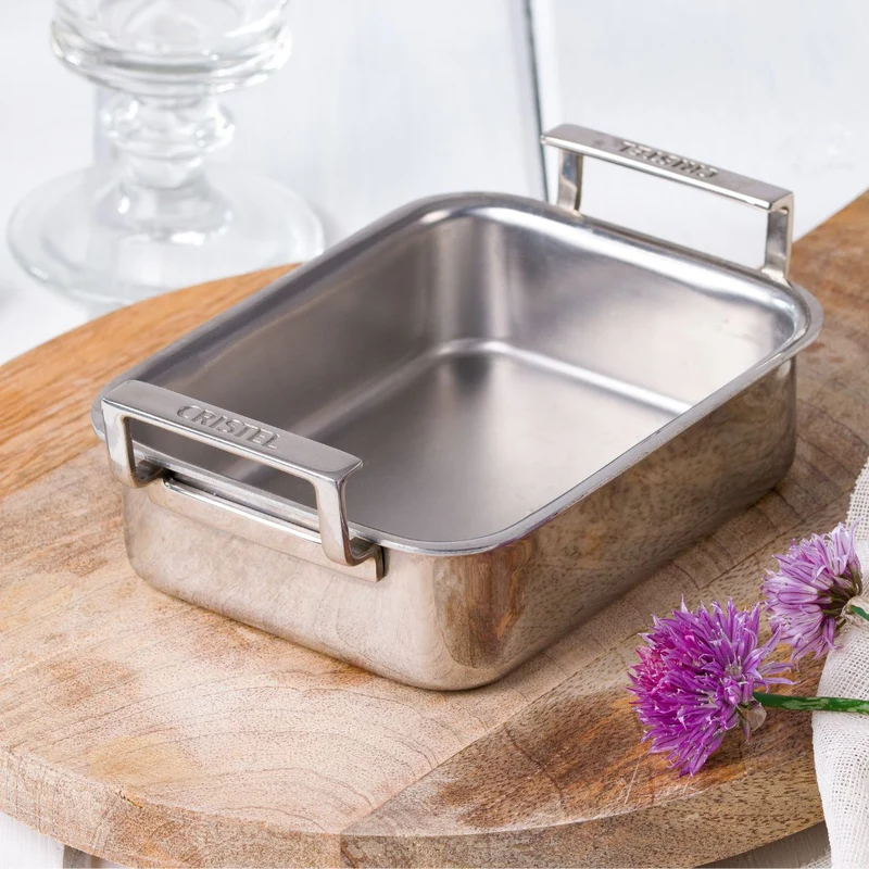Bandeja de acero inoxidable mini 3-Ply Cristel