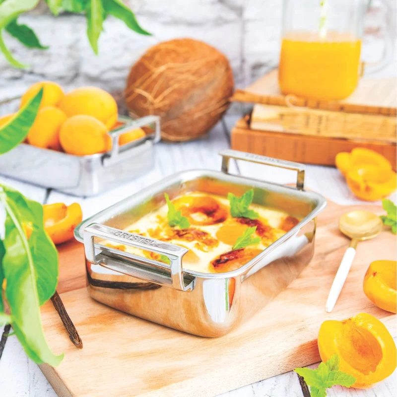 Bandeja de acero inoxidable mini 3-Ply Cristel
