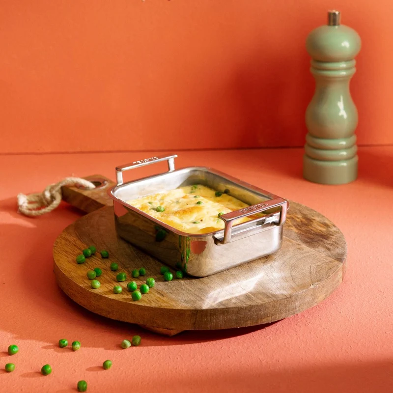Bandeja de acero inoxidable mini 3-Ply Cristel